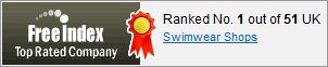 Ranked Number One Swim Shop by UK Free Index!