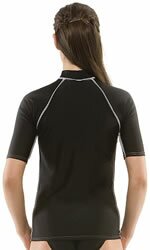 Womens Short Sleeve Swim Shirt